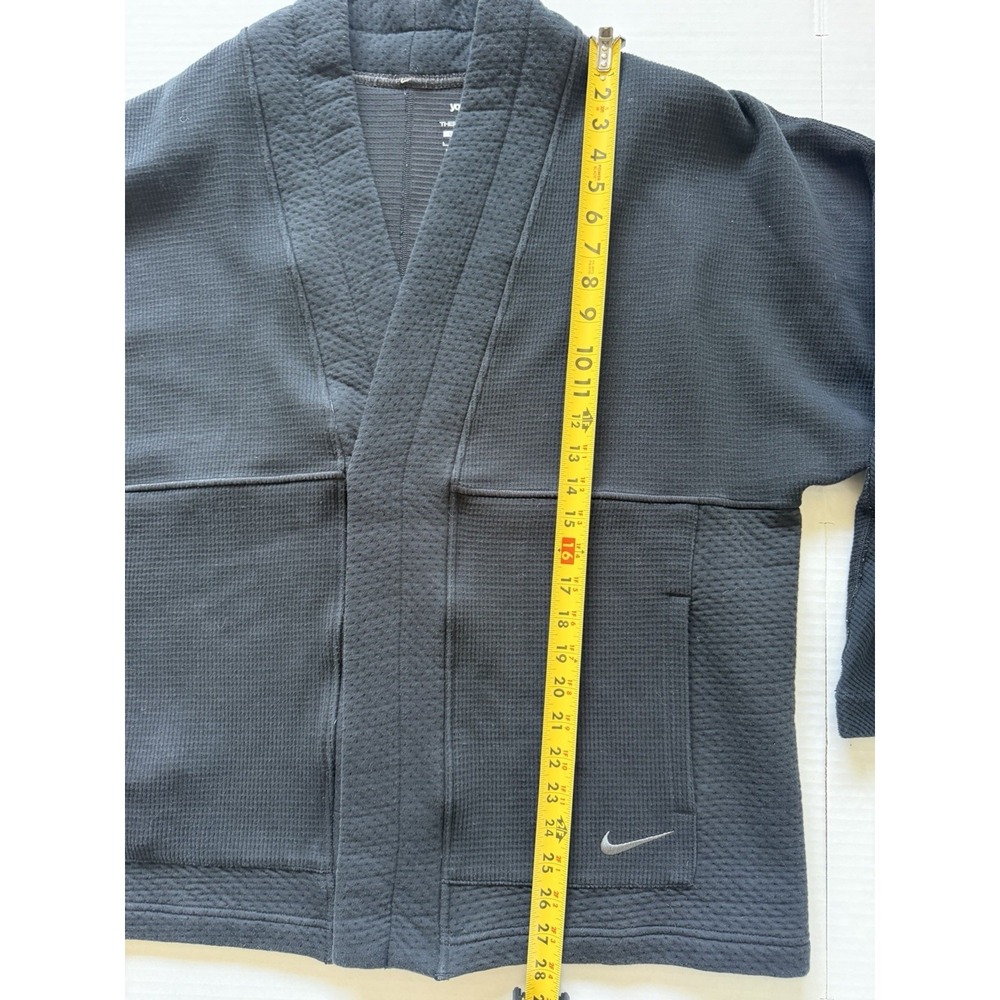 Nike Yoga Therma-Fit Fleece Top Jacket DQ6693-410 Sz: Large Black - Picture 5 of 11